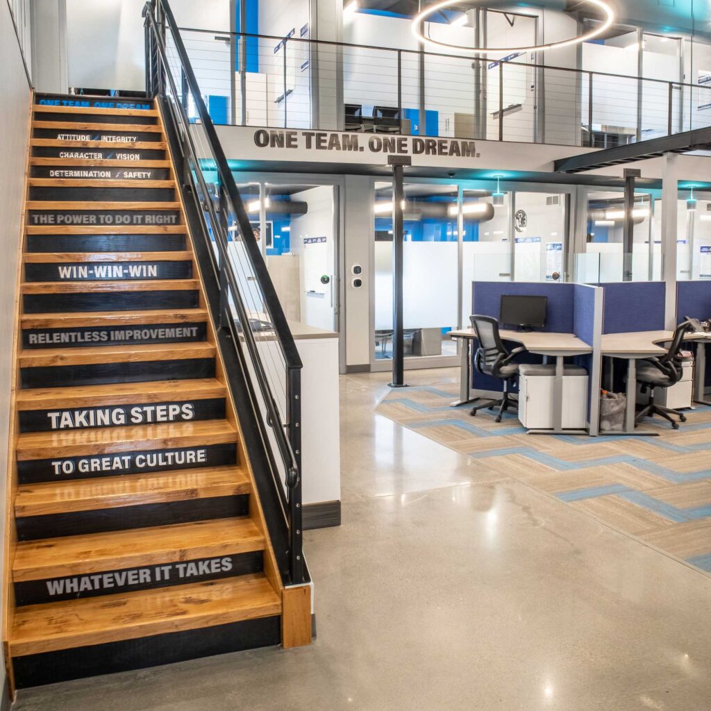Image of the one team electrical groups office
