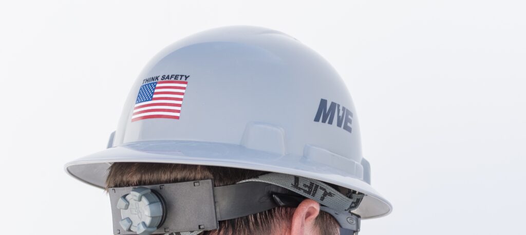 Electrical Group Employee Wearing a Hard Hat